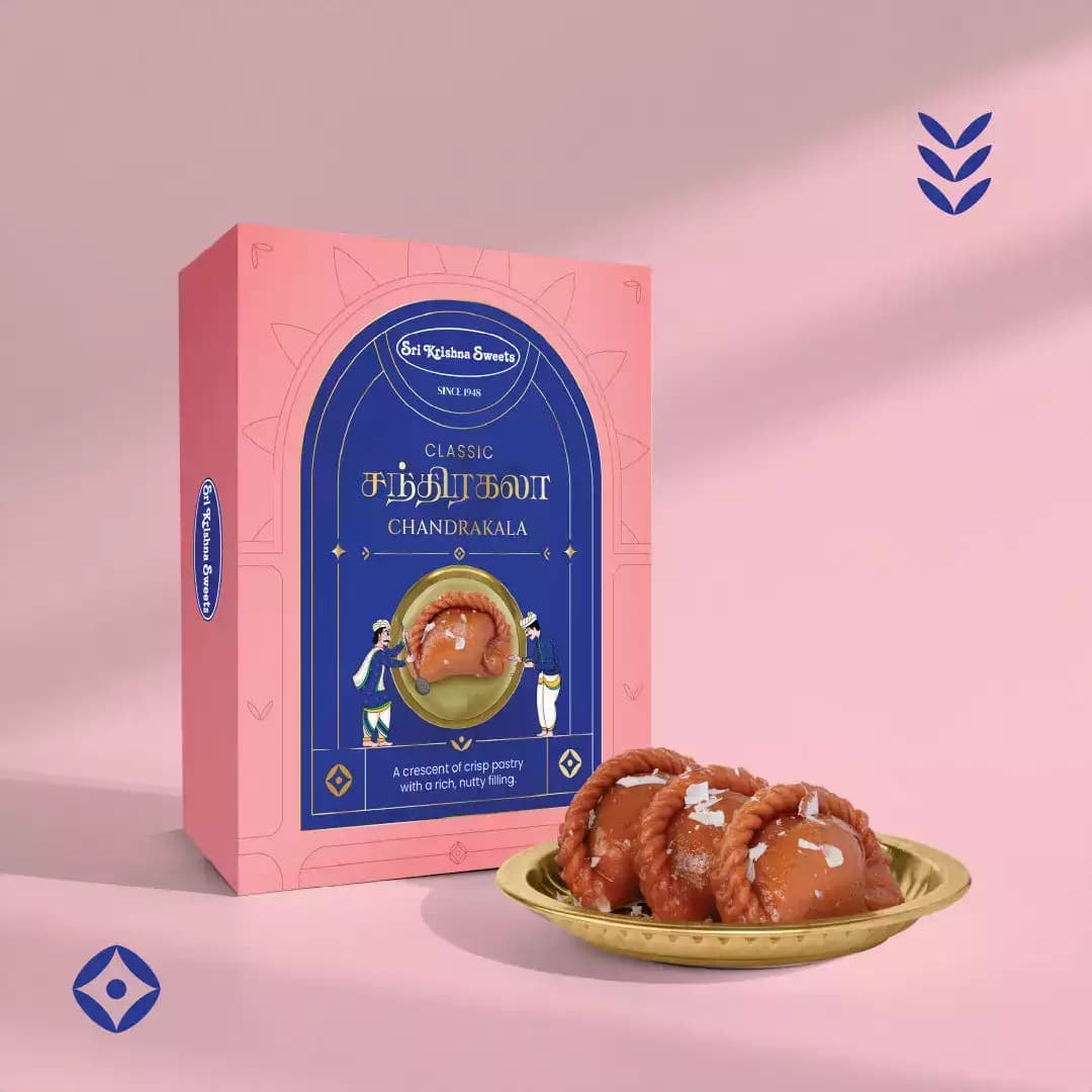 Sri Krishna Sweets Chandrakala-Main image