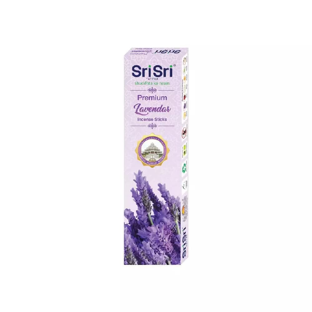 Sri Sri Tattva Premium Lavendar Incense Sticks,100g-Main image