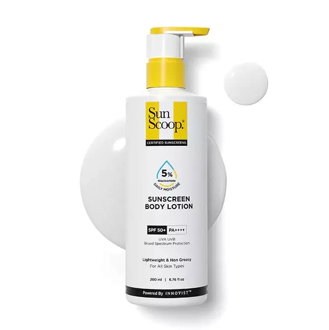 SunScoop 5% Niacinamide Sunscreen Body Lotion,200ml-Main image