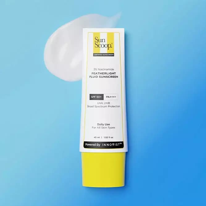 SunScoop Niacinamide Featherlight Fluid Sunscreen,45ml-Main image