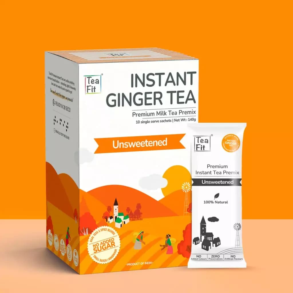 TeaFit Instant Ginger Tea Premix-Main image