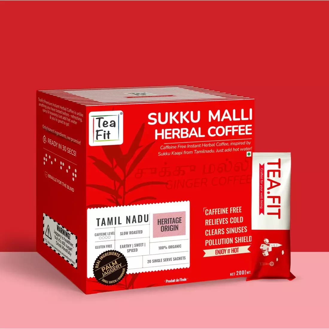 TeaFit Sukku Malli Ginger Coffee Premix-Main image
