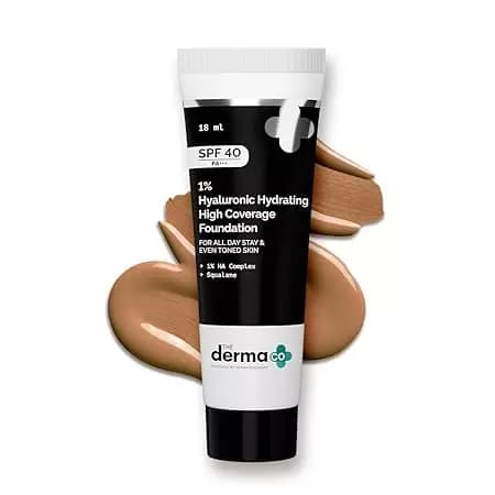 The Derma Co Hyaluronic Hydrating High Coverage- Ivory image
