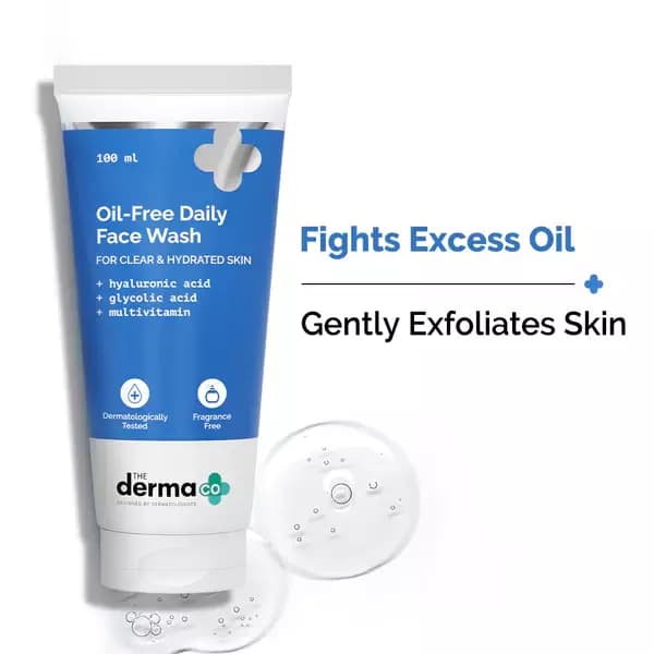 The Derma Co Oil-Free Daily Face Wash,100ml-Main image