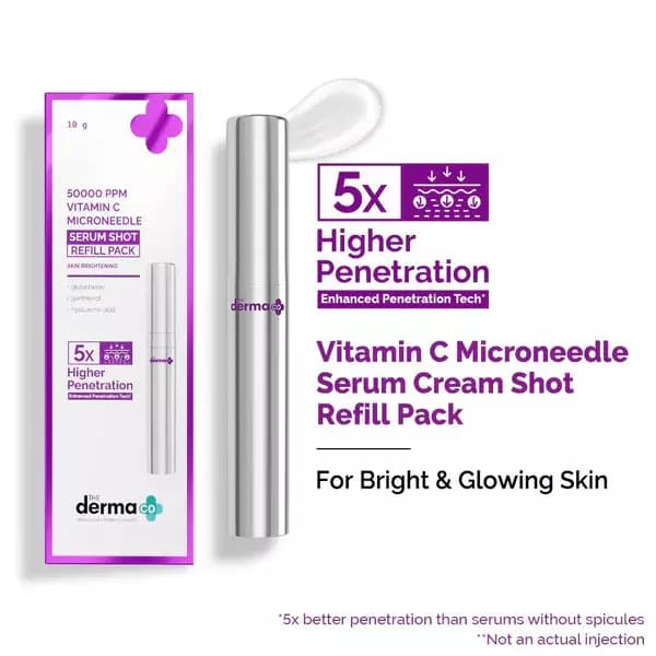 The Derma Co PPM Vitamin C Microneedle Serum,10g-Main image