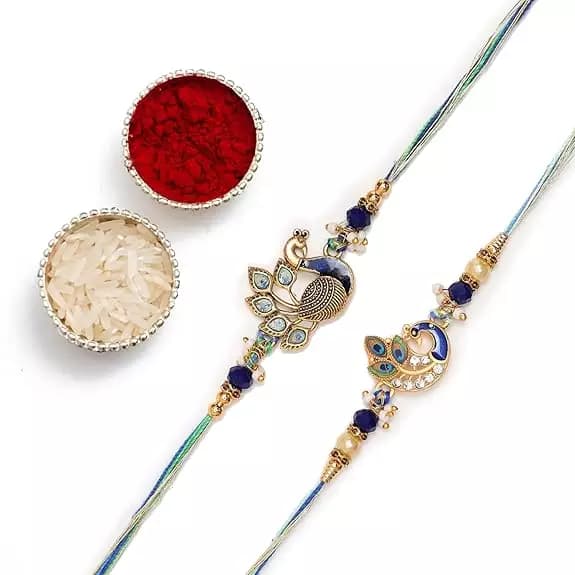 The Purple Tree Peacock Rakhi,45g-Main image