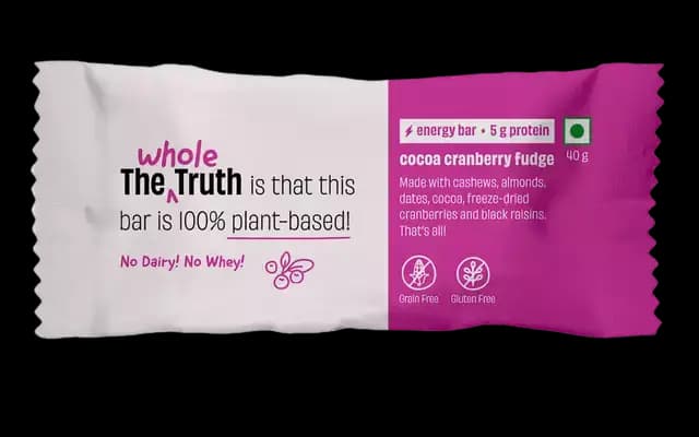 The Whole Truth Cocoa Cranberry Fudge-Main image