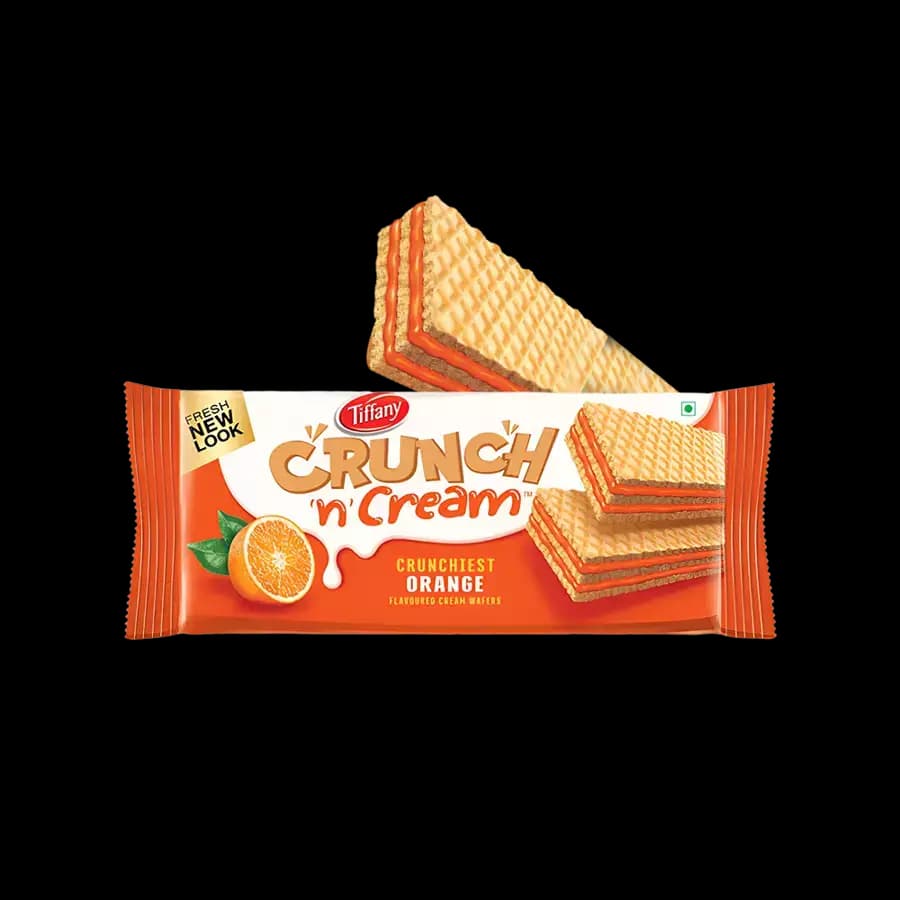Tiffany Crunch n Cream Wafer Bar Orange,135g-Main image
