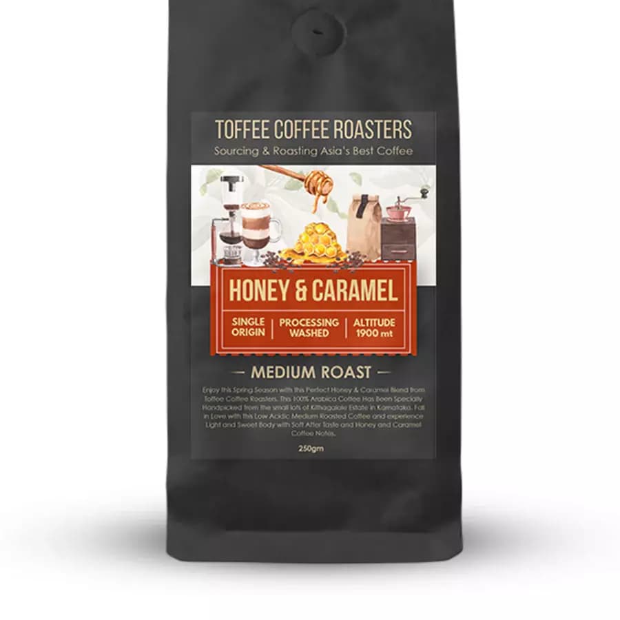 Toffee Coffee Roasters Honey & Caramel Blend - Medium Roast-Main Image