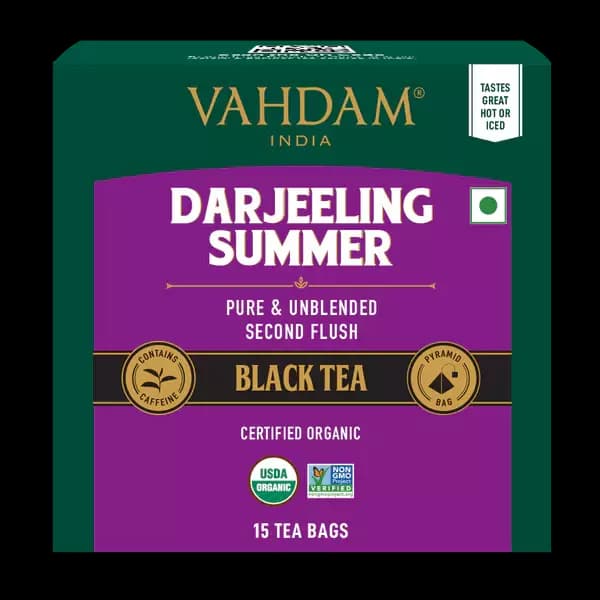 Vahdam Darjeeling Summer Black Tea,30g-Main image