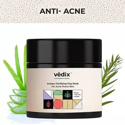Vedix Avasya Clarifying Clay Mask For Acne Prone,100g-Main image