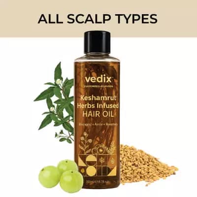 Vedix Keshamrut Herbs Infused Hair Oil,200ml-Main image