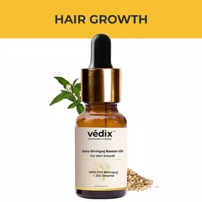 Vedix Saha Bhringraj Booster Oil For Hair Growth,10ml-Main image