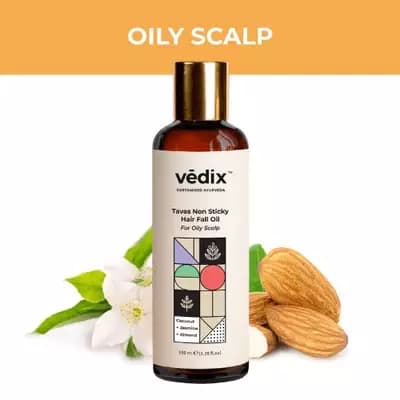 Vedix Tavas Non Sticky Hair Fall Oil for Oily Scalp,100ml-Main image