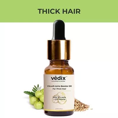 Vedix Vikruth Amla Booster Oil For Thick Hair,10ml-Main image