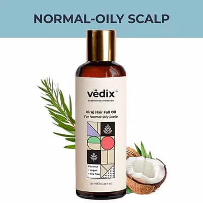 Vedix Viruj Hair Fall Oil for Normal-Oily Scalp,100ml-Main image