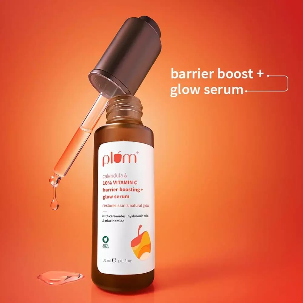 Vitamin C & Calendula Barrier Boosting + Glow Serum-Main Image