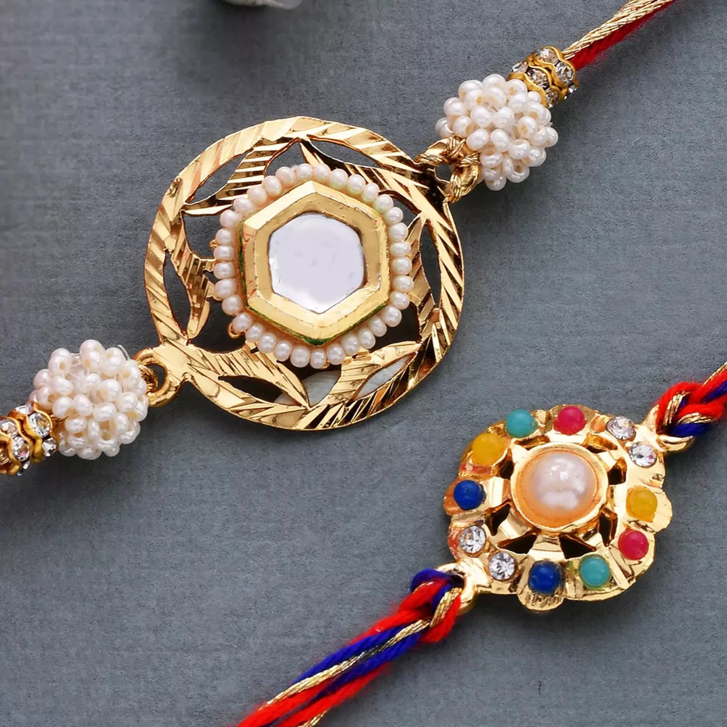 Voylla Meenakari Rakhi for Brothers,40g-Main image