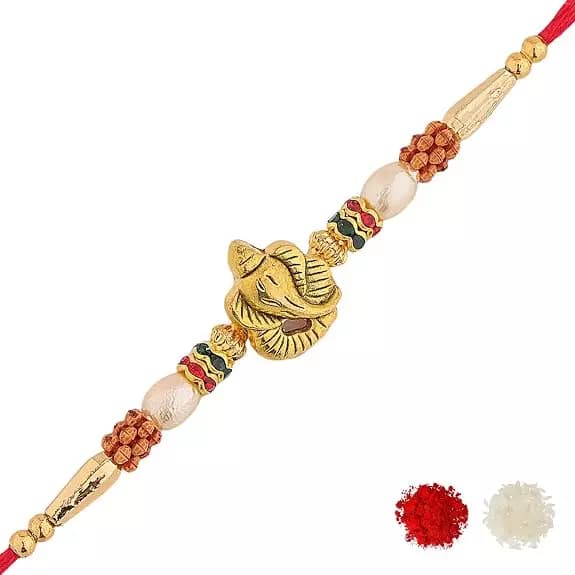 Voylla Thread Of Blessings Ganesha Rakhi,100g-Main image