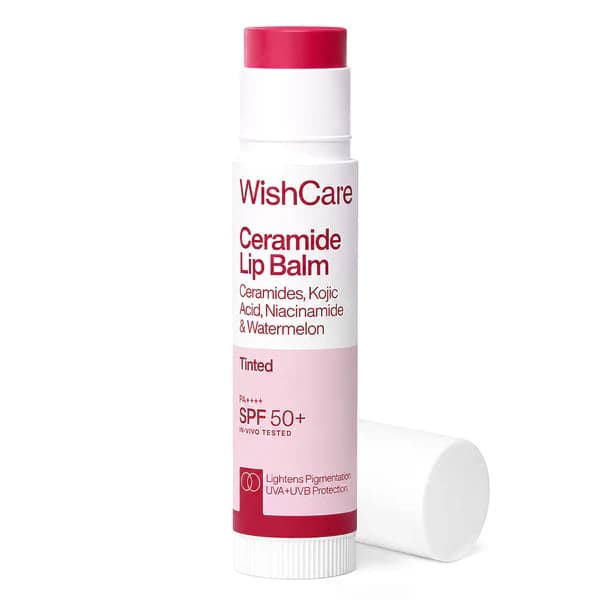 WishCare Ceramide Lip Balm with SPF 50 PA++++,Natural Pink-Main image