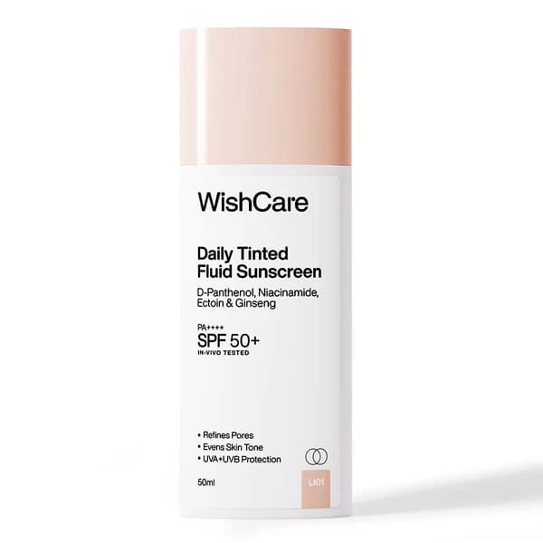 WishCare Daily Tinted Fluid Sunscreen,L101-Main image