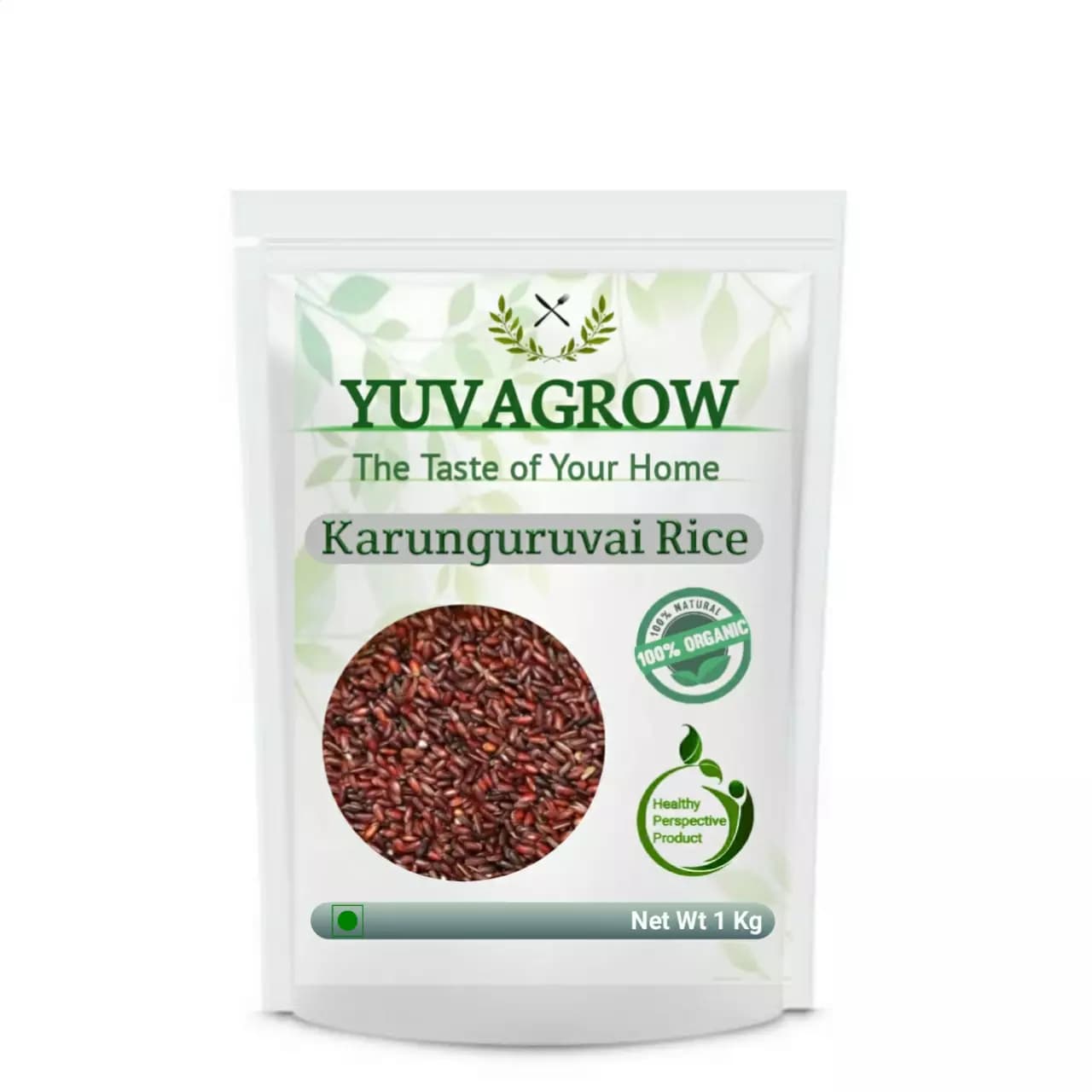 Yuvagrow Karunguruvai Rice, 1Kg-Main image