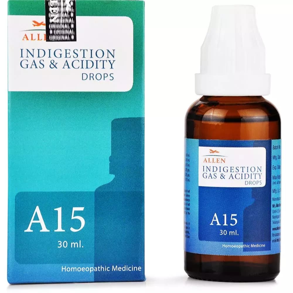 Allen A15 Indigestion Gas & Acidity Drop 30 ml Main Image