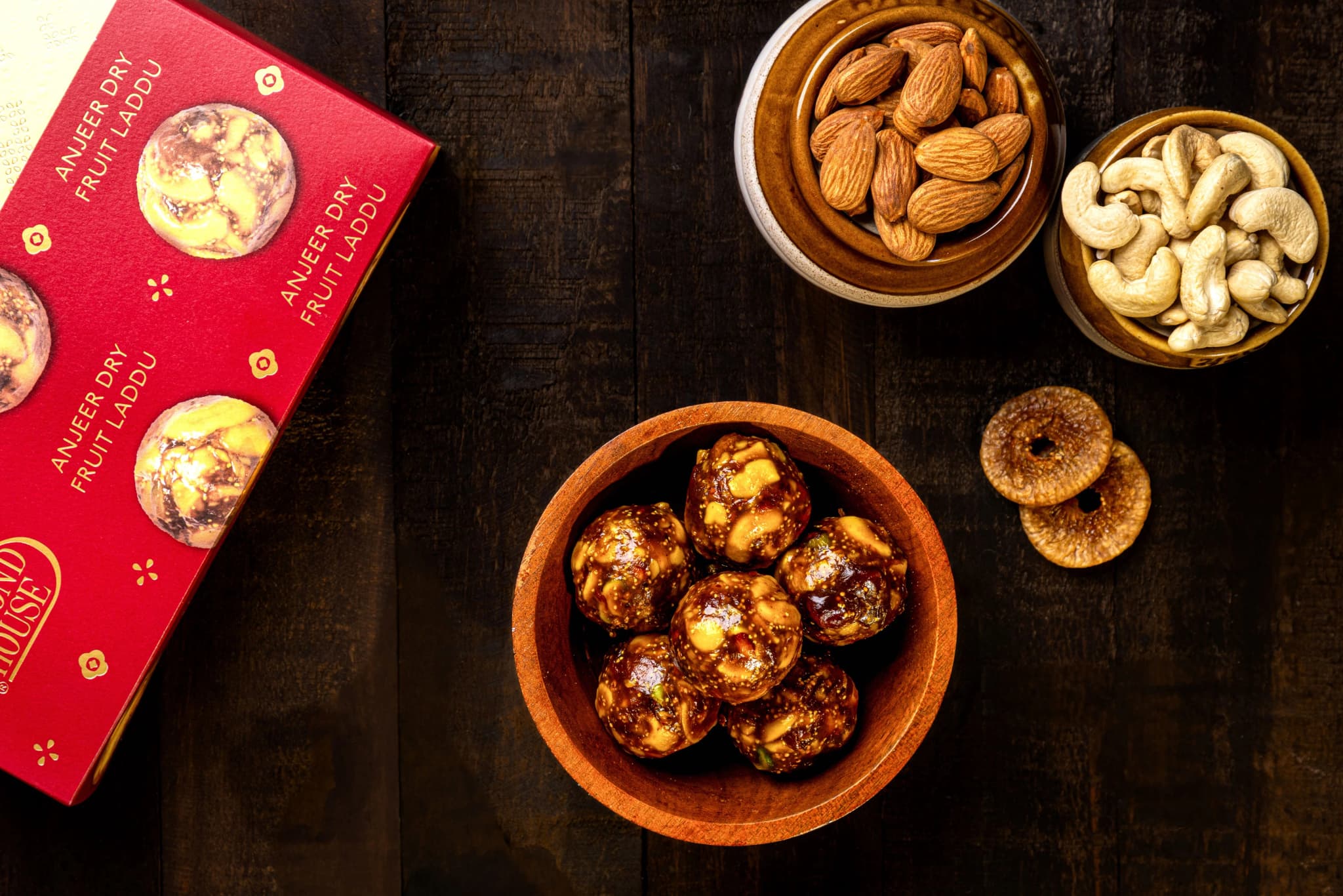 Almond House Anjeer Dryfruit Laddu (MAP) — 200 g
