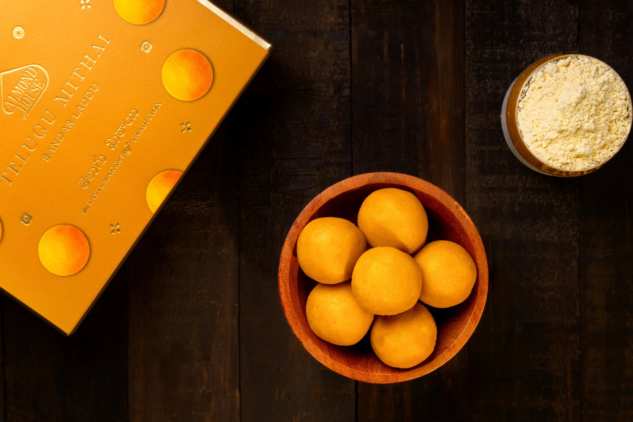 Almond House Bandar Laddu (MAP) — 225 g