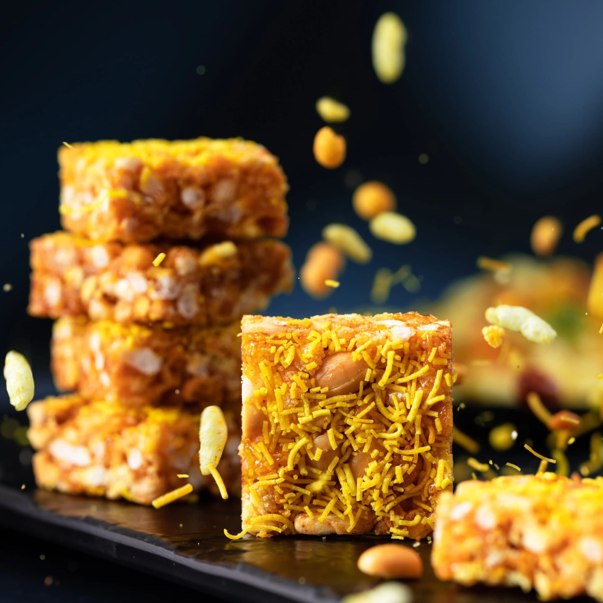 Almond House Bhel squares — 200 g