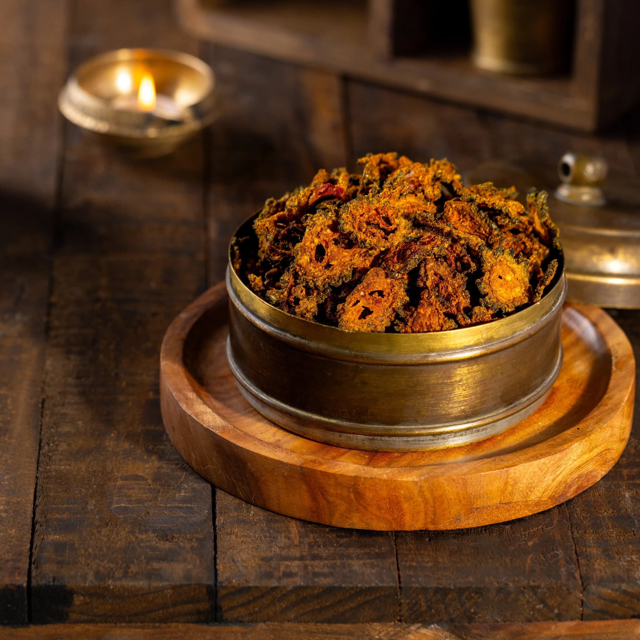 Almond House Karela Chips — 150 g