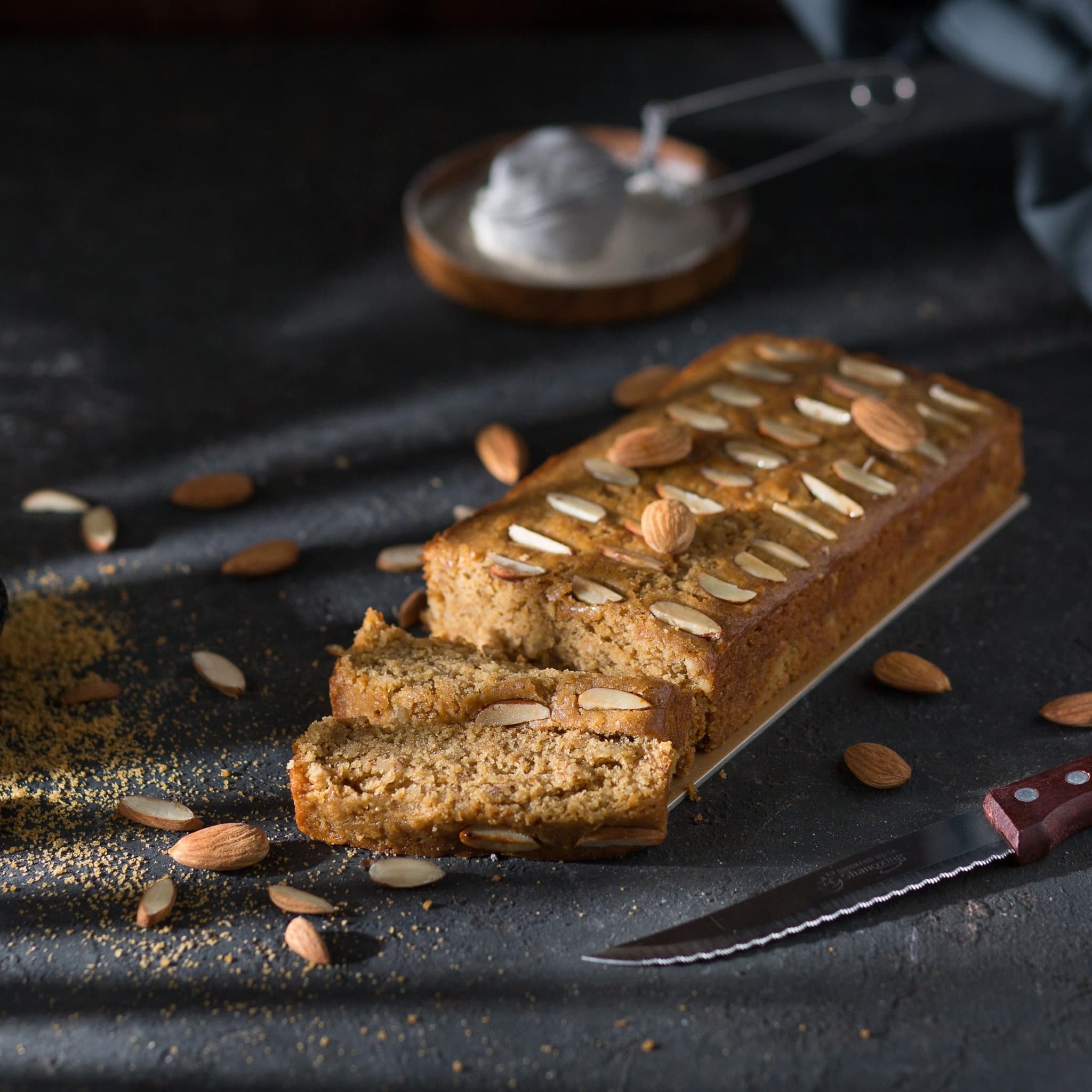 Almond House Whole Wheat Jaggery Cake With Almonds — 400 g