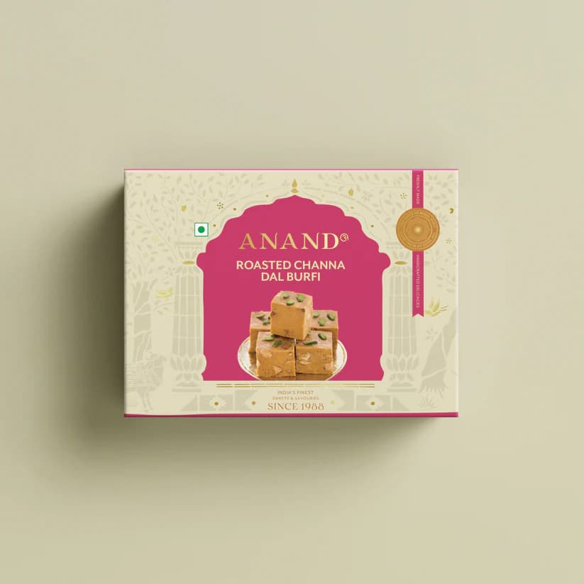 Anand Sweets Roasted Channa Dal Burfi — 200 g