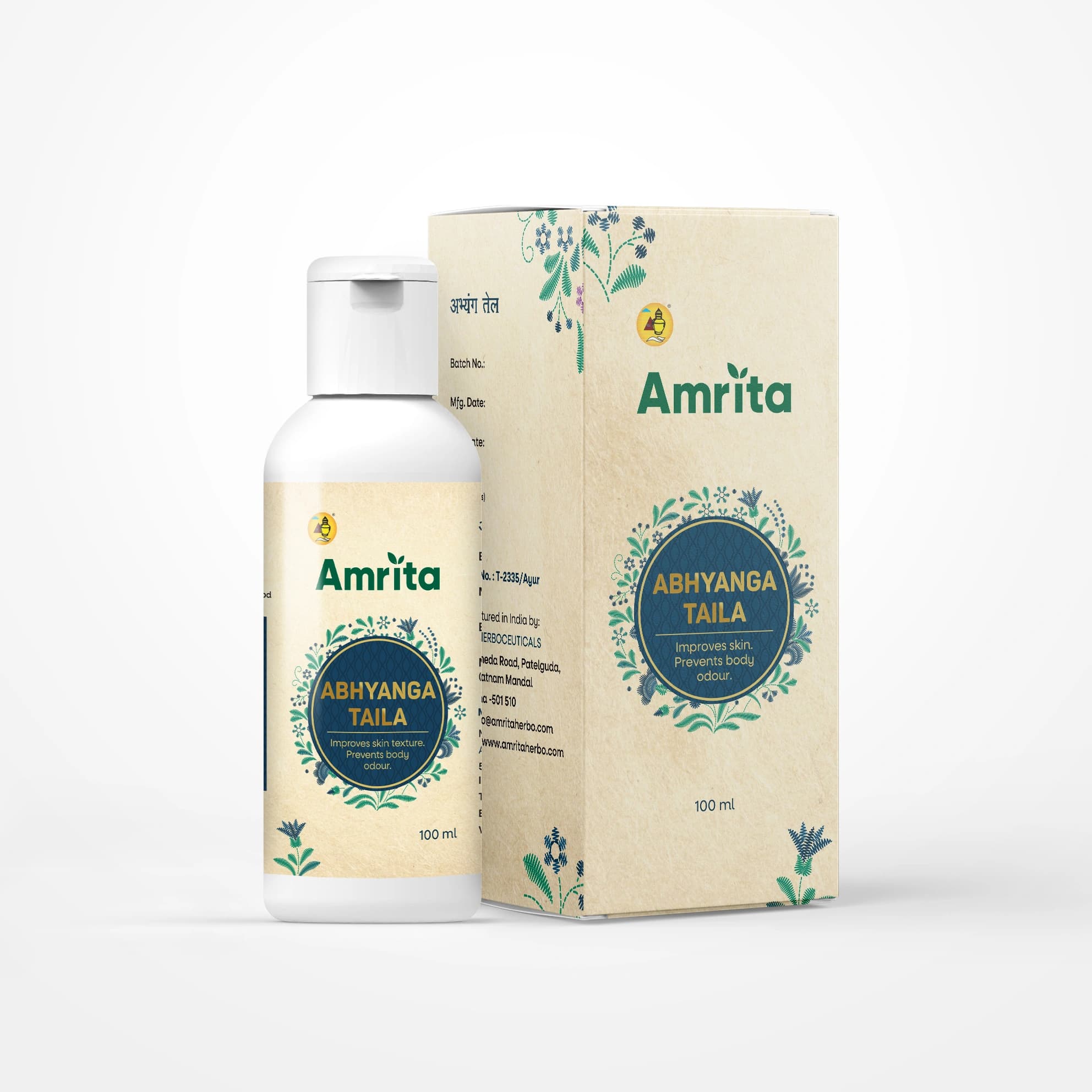 Amrita abhyanga taila 100 ml shopindianproductsa