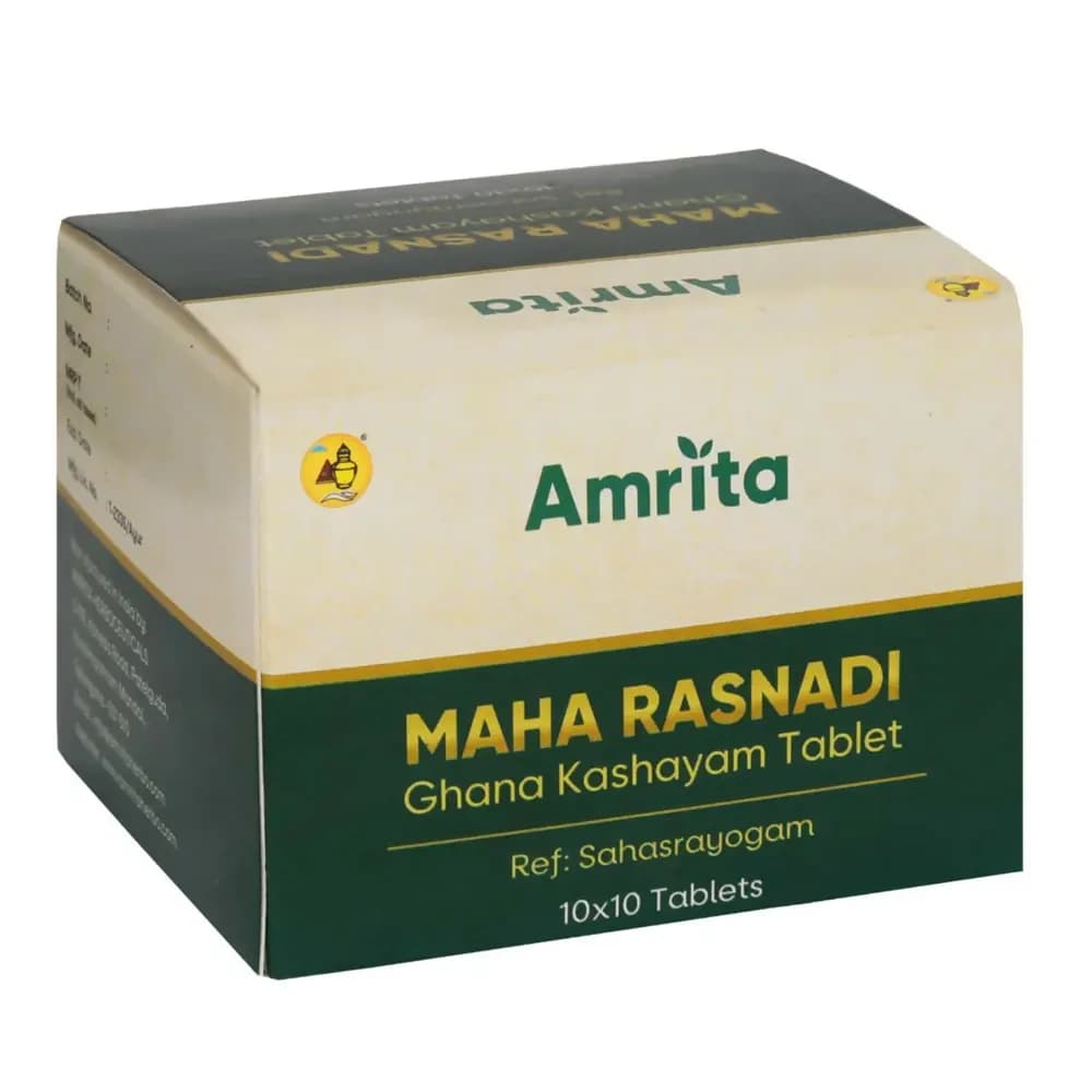 Amrita Maha Rasnadi Ghana Kashayam 100 Tablets Main Image