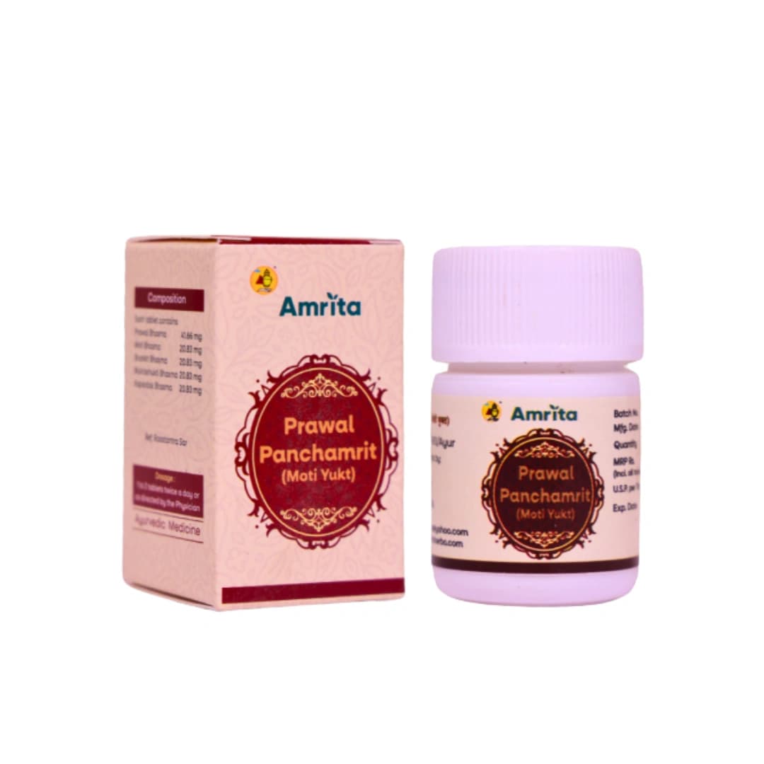 Amrita prawal panchamrit moti yukt 30 tablets shopindianproductsa