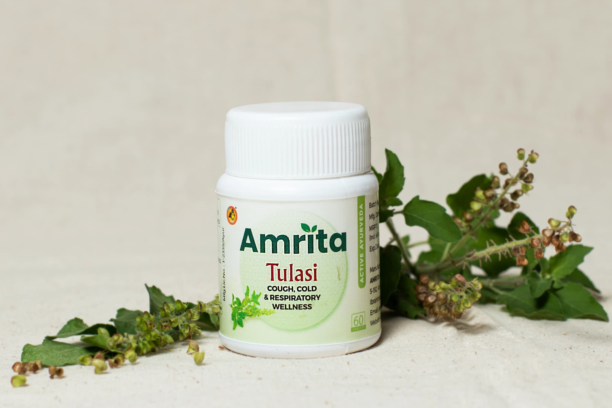 Amrita tulasi ghanvati 60 tablets shopindianproductsa