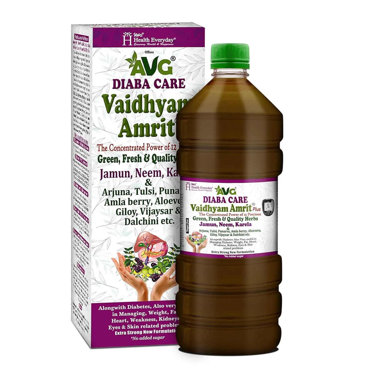 Avg diaba care vaidhyam amrit plus 1000 ml 1 shopindianproductsa