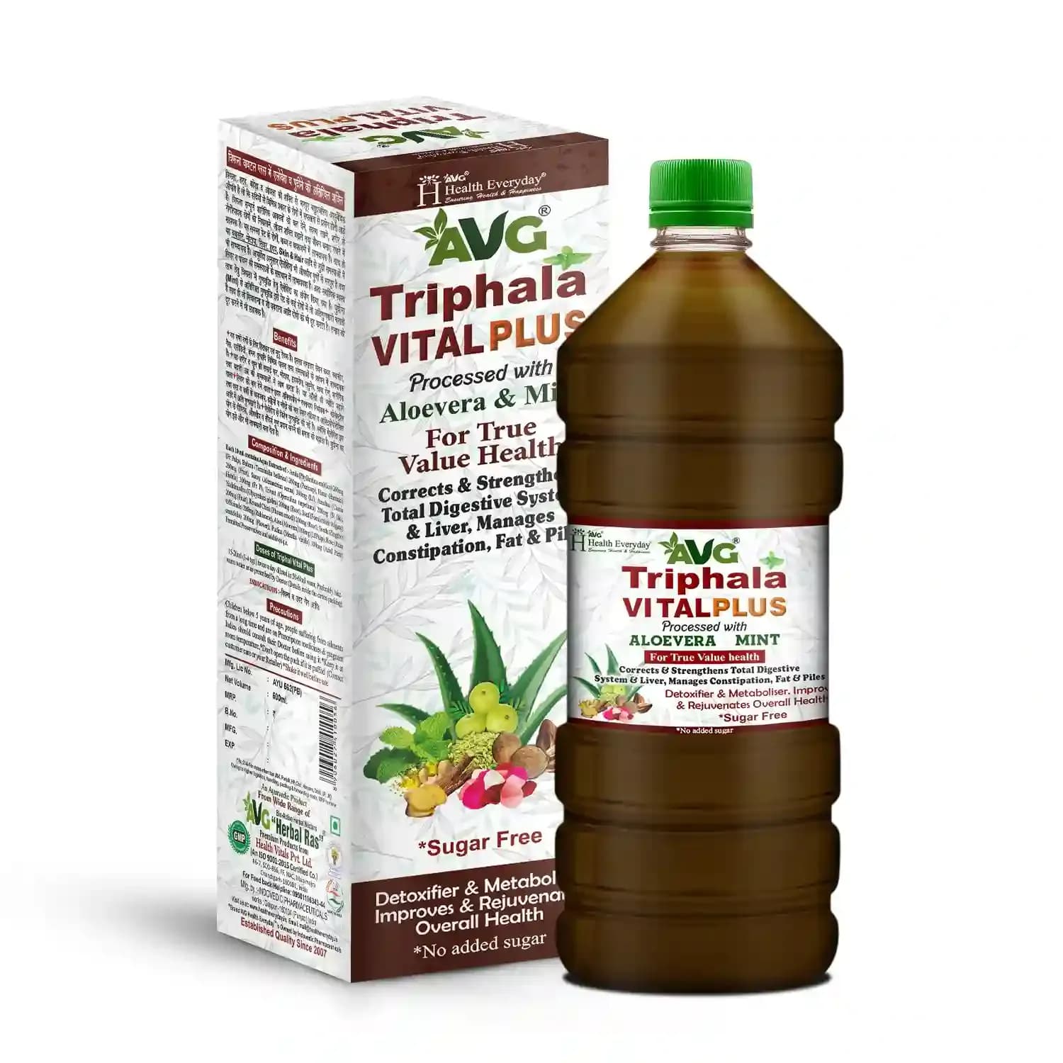Avg health organics triphala vital plus 1000 ml shopindianproductsa