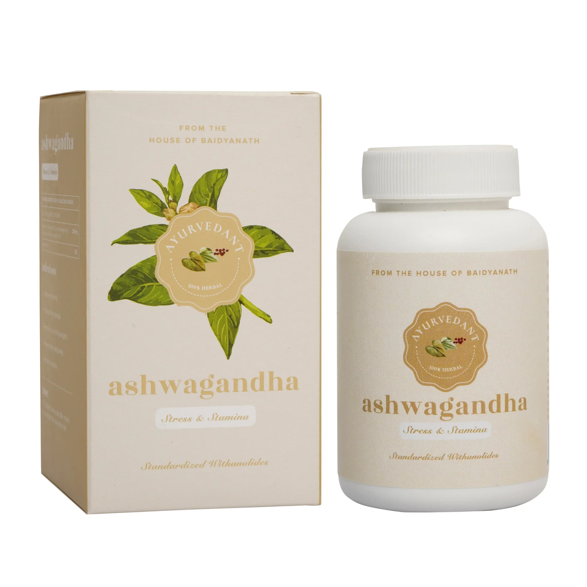 Baidyanath ayurvedant ashwagandha tablets 60 tablet shopindianproductsa