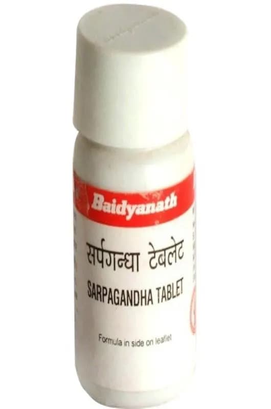 Baidyanath sarpagandha 50 tablet shopindianproductsa