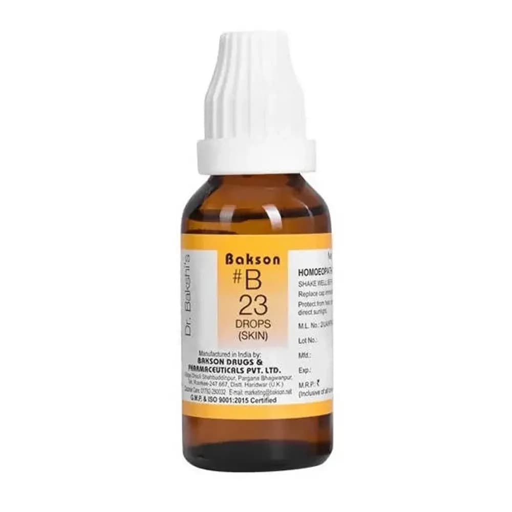 Bakson's Homeopathy B23 Drops 30 ml Main Image