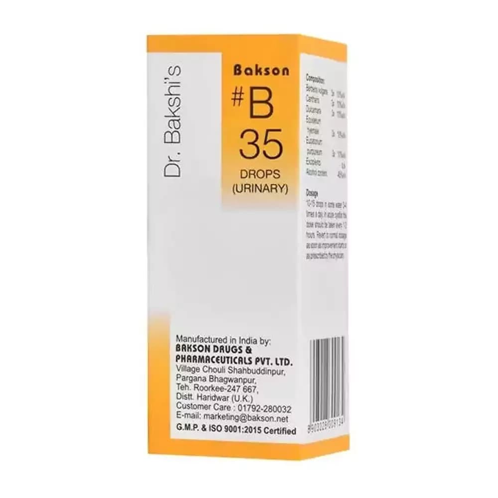 Bakson's Homeopathy B35 Drops 30 ml Main Image