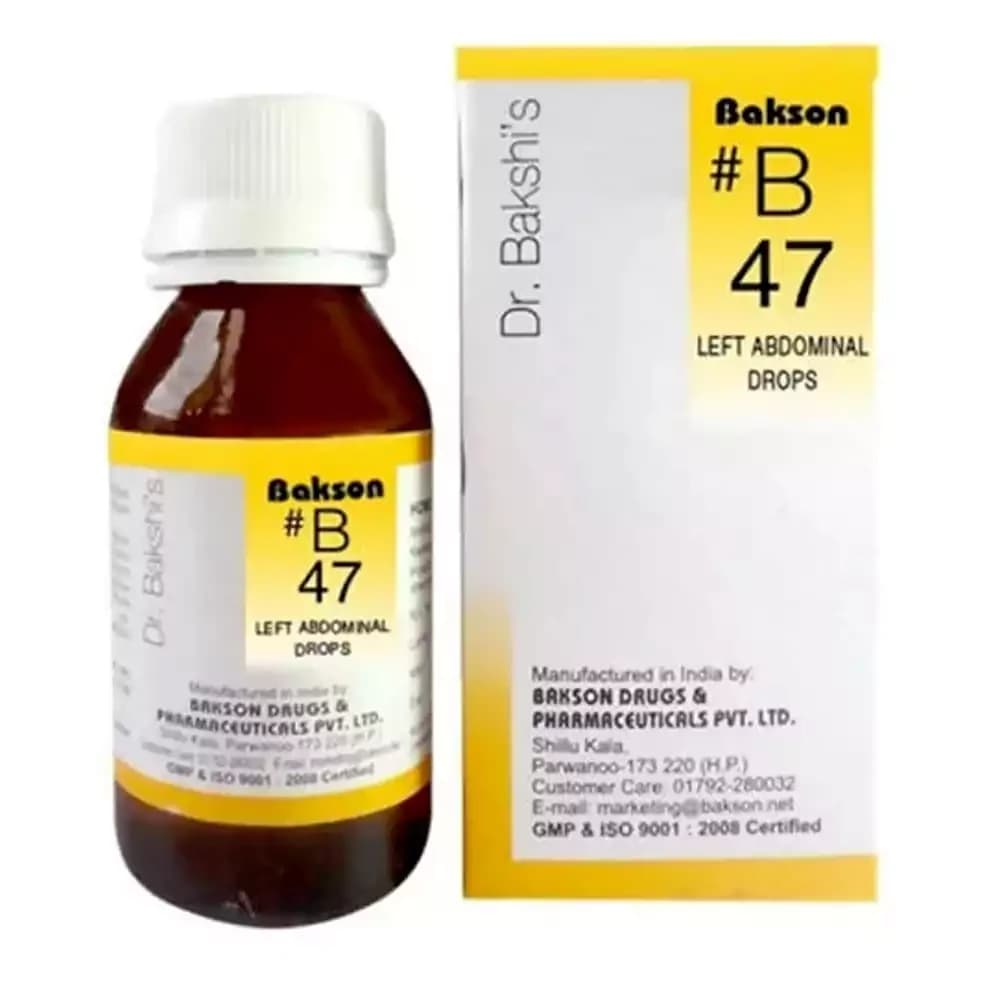 Bakson's Homeopathy B47 Drops 30 ml Main Image
