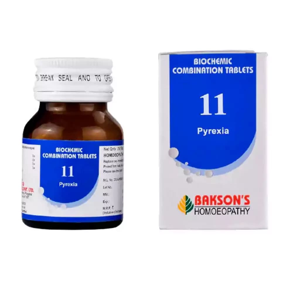 Bakson's Homeopathy Biochemic Combination 11 Tablets 25 g Main Image