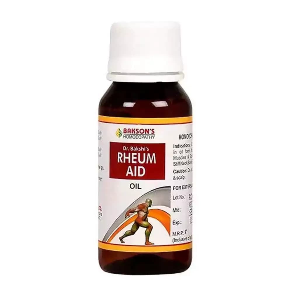 Bakson's Homeopathy Rheum Aid Oil 60 ml Main Image