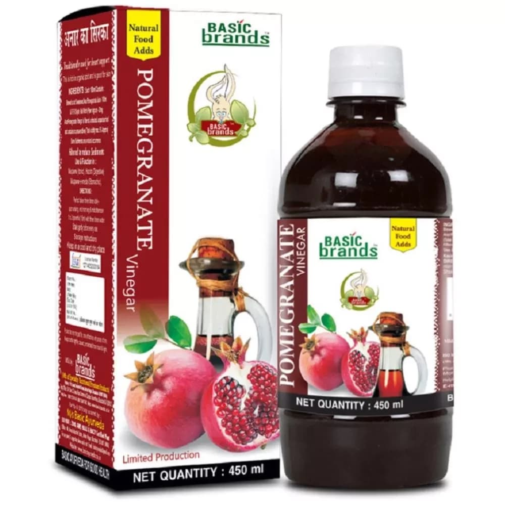 Basic Ayurveda Anar Vintage (Pomegranate Vinegar) 450 ml bottle