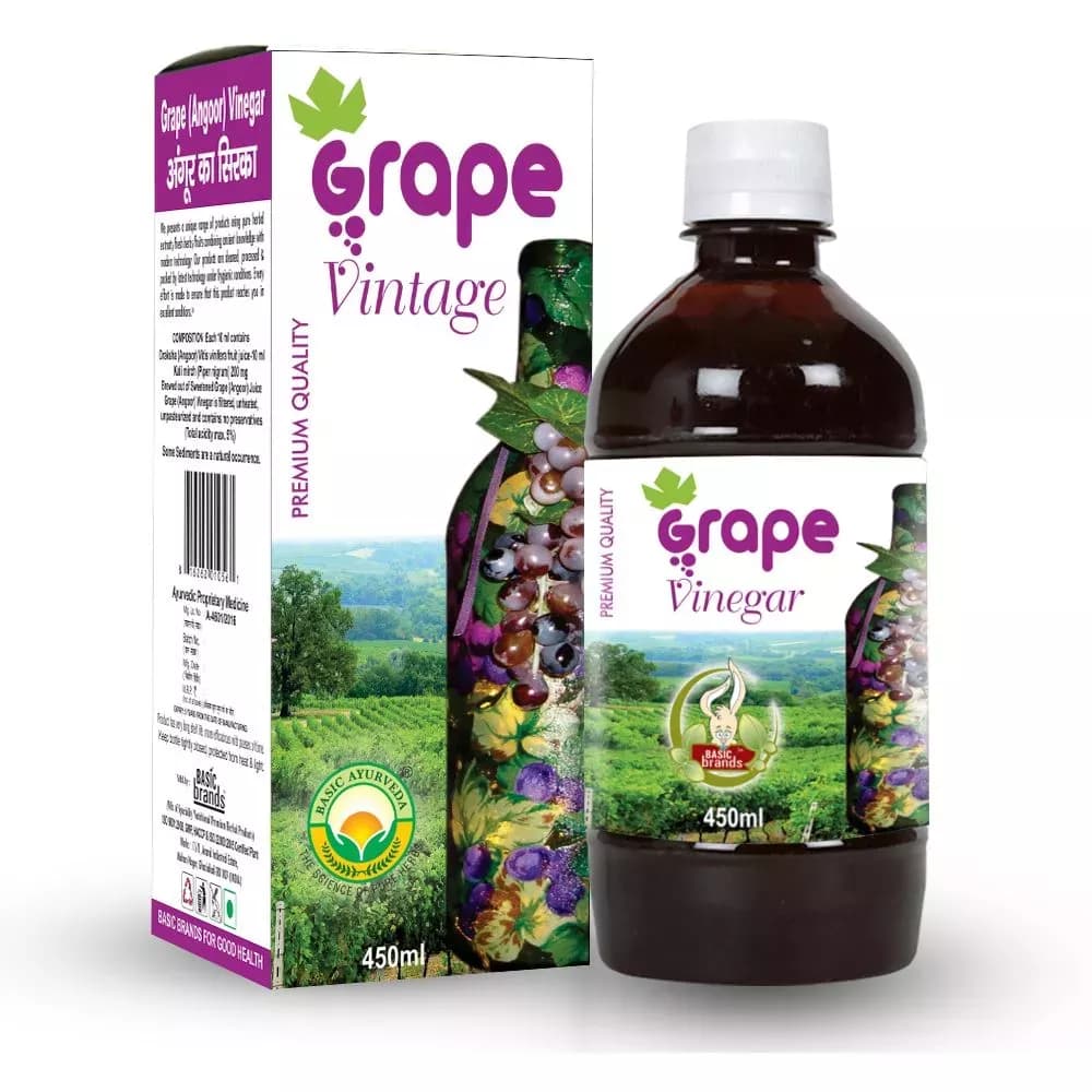 Basic Ayurveda Grape Vinegar 450 ml main image