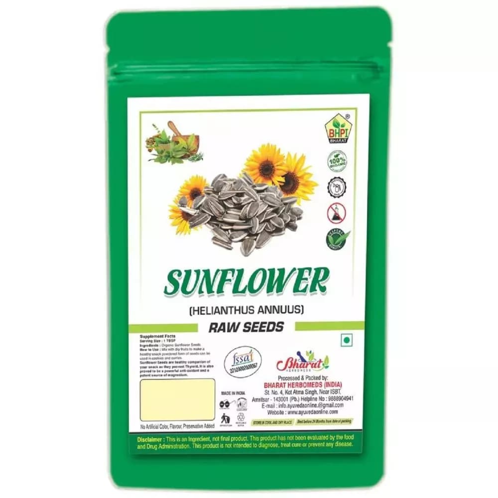 BHPI Bharat Sunflower Raw Seeds 300 g Main Image