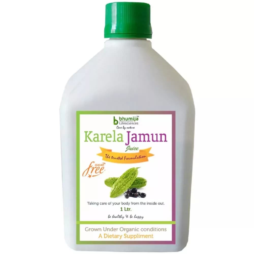 Bhumija Karela Jamun Juice (Sugar Free) 1 L Main Image